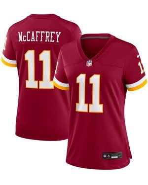 Nike Washington Commanders Luke Mccaffrey V-neck Short-sleeve Jersey - Red