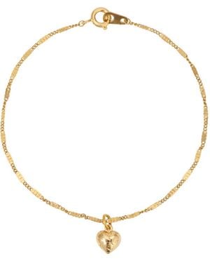 2028 Gold Tone Small Heart Bracelet - Metallic