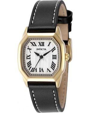 INVICTA WATCH Wildflower Quartz Dial Watch - Black