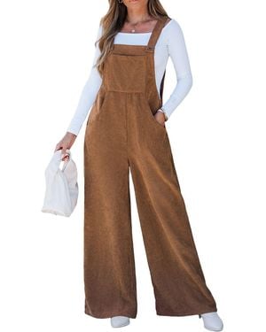 CUPSHE Fireside Fun Jumpsuit - Brown