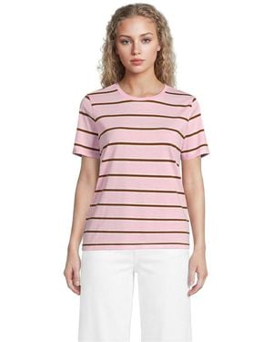 Lands' End Relaxed Supima Cotton Crew Neck T-shirt - Red