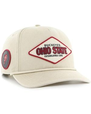 '47 And Ohio State Buckeyes Outdoorsmen Cairn Hitch Adjustable Hat - Pink