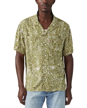 Levi's Relaxed-fit Camp Collar Shirt - Blue