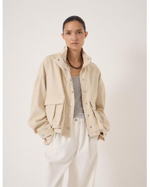 Hush Melinda Supersoft Utility Jacket - Natural