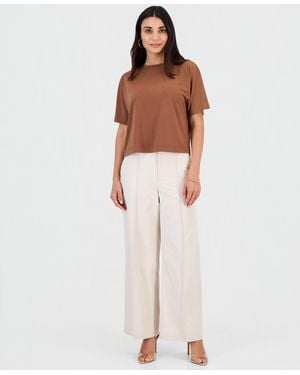 INC International Concepts Petite High-rise Pants - Natural