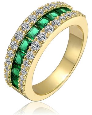 Genevive Jewelry Sterling Silver 14k Gold Plated - Metallic