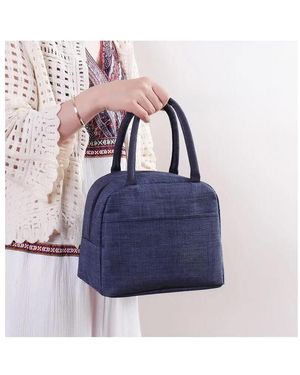 Remarkable Goodz Insulated Food Tote - Blue