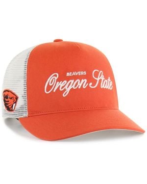'47 And Oregon State Beavers Contemporary Basics Foundation Trucker Hitch Adjustable Hat - Red