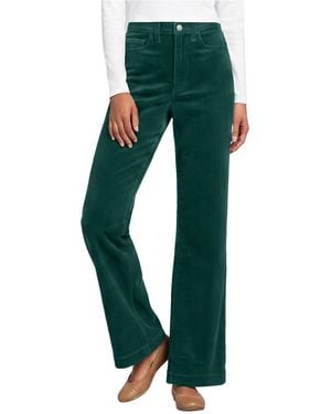 Lands' End High Rise Wide Leg Corduroy Pants - Green