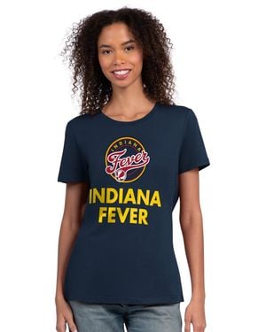 Starter Indiana Fever Wnba 30th Anniversary Scoop Neck T-shirt - Blue