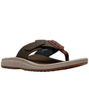 Clarks Cloudsteppers Riptape Breeze Sandals - Brown
