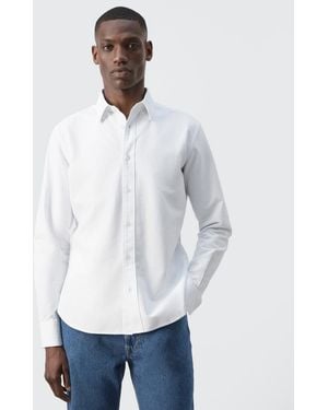 Mango Kodak Striped Regular-fit Shirt - White