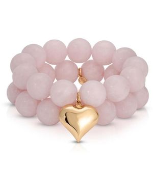 Ettika Luck And Love Turquoise Stretch Bracelet - Pink