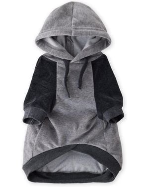Pet Passion Cooper Ii The Velour Hoodie - Gray