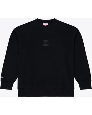 Mitchell & Ness Chicago Bears Core Essentials Micro Logo Fleece Sweatshirt - Black