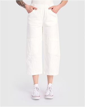 Alembika Twill Palma Capri Pants - White