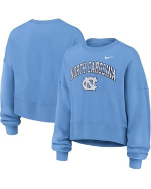 Nike Carolina Blue North Carolina Tar Heels Oversized Phoenix Arch Pullover Sweatshirt