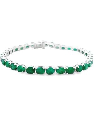Macy's Oval Sapphire Bracelet (11-3/4 Ct. T.w. - Green