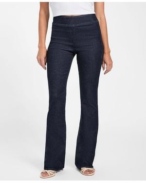 Guess High Waisted Bootcut Jeans - Blue