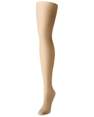 Hanes Leg Boost Moisturizing Control Top Sheer Toe Sheers - White