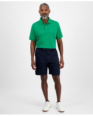 Club Room Seersucker 9" Shorts - Green