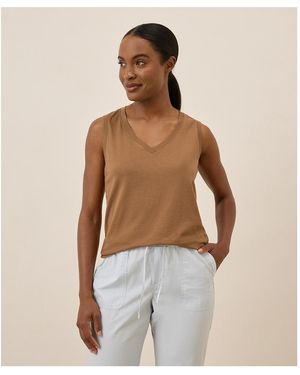 Pact Organic Cotton Softspun V-neck Tank - Multicolor