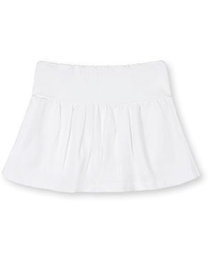 Hope & Henry Little Girls Organic French Terry Skort - White