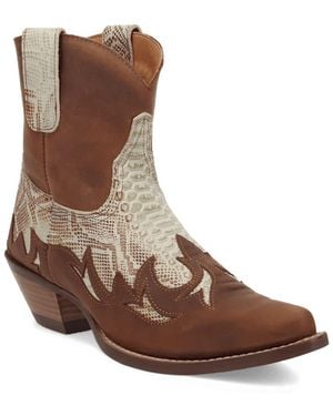 Dingo Cobra Kiss Leather Bootie - Brown