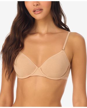 On Gossamer Cabana Unlined Underwire Cotton-blend Bra - Natural