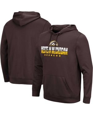 Colosseum Athletics Western Michigan Broncos Lantern Pullover Hoodie - Brown