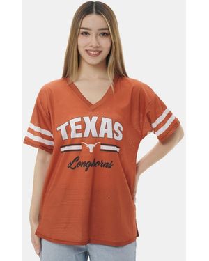 ZooZatZ Texas Longhorns Mesh Jersey Kickoff T-shirt - Red