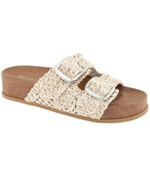 BCBGMAXAZRIA Sanzia Footbed Sandal - Natural