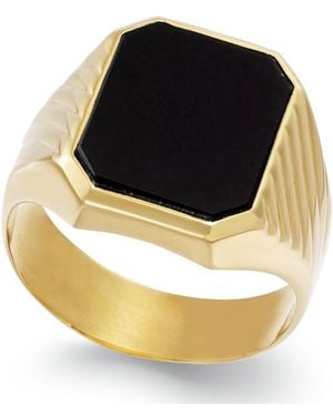 Macy's Men's Onyx (3-3/4 Ct. T.w.) Ring In 14k Gold - Multicolor