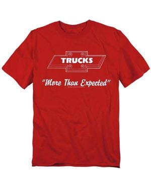Corvette Chevrolet Trucks Logo T-shirt - Red