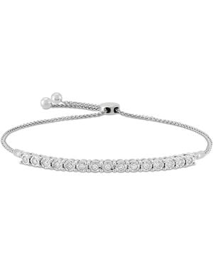 Forever Grown Diamonds Lab-created Diamond Bolo Bracelet (1/3 Ct. T.w. - White