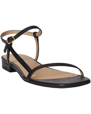 Ralph Lauren Lainee Nappa Flat Sandals - Metallic