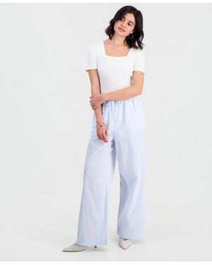 And Now This Cotton Wide-leg Pants - White