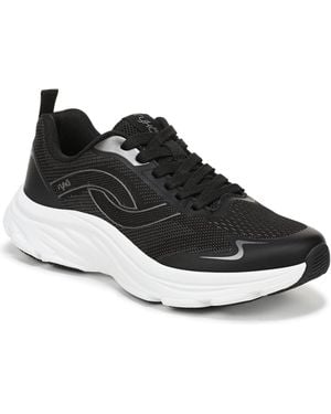 Ryka Devine Max Lace-up Walking Sneakers - Black