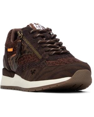 Xti Refresh Collection Padded-insole Slip-resistant Sneakers - Brown