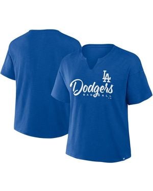 Fanatics Los Angeles Dodgers Fan Fave Stadium Slub T-shirt - Blue
