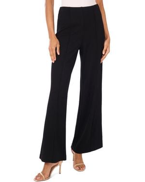 SAM & JESS Ponte Wide Leg Pants - Black