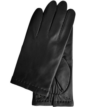 KESSLER Men`s Premium Lamb Leather Touchscreen Gloves Style Jordan Cashmere Lining - Black