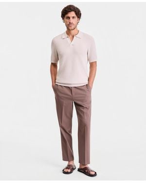 Alfani Shortened Athlux Pants - White