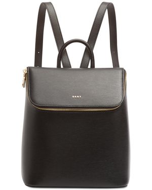 DKNY Bryant Top Zip Backpack - Black