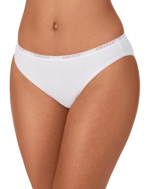 DKNY Cotton Bikini Underwear Dk8462 - White