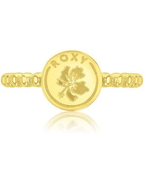 Roxy Waterproof Yellow Hibiscus Beads Ring