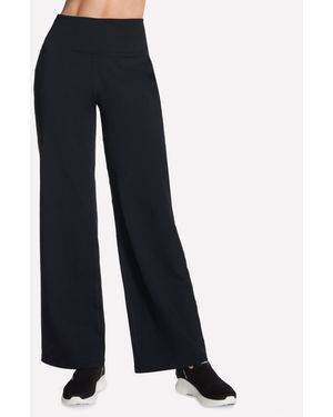 Skechers Slip-in Wide-leg Pants - Blue