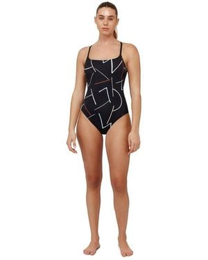 Free Sport by Gottex Kai Square Neck One Piece - Multicolor