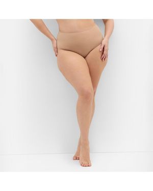 City Chic Luxe Microfibre 3 Pack Hi Brief - White