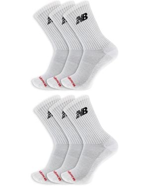 New Balance Crew Socks - White